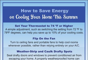 How to Save Energy on Cooling Your Home This Summer