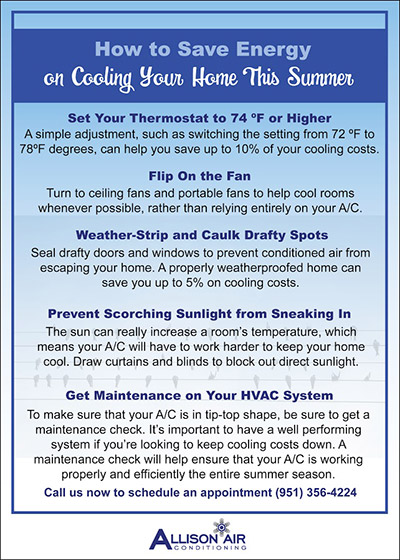 How to Save Energy on Cooling Your Home This Summer
